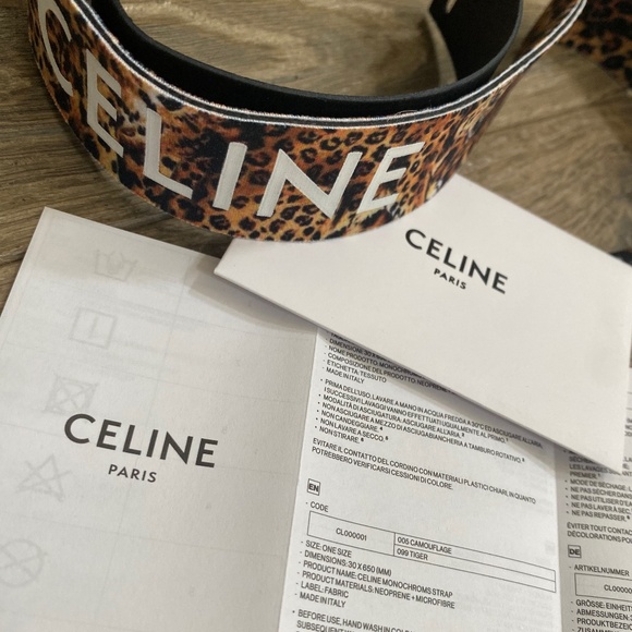 New Celine Sunglass Strap in Neoprene - Picture 2 of 3